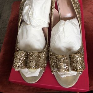 Kate Spade Charm Gold Glitter